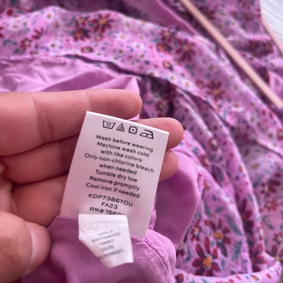 Draper James Lilac floral Dress, 1x - Picture 13 of 13